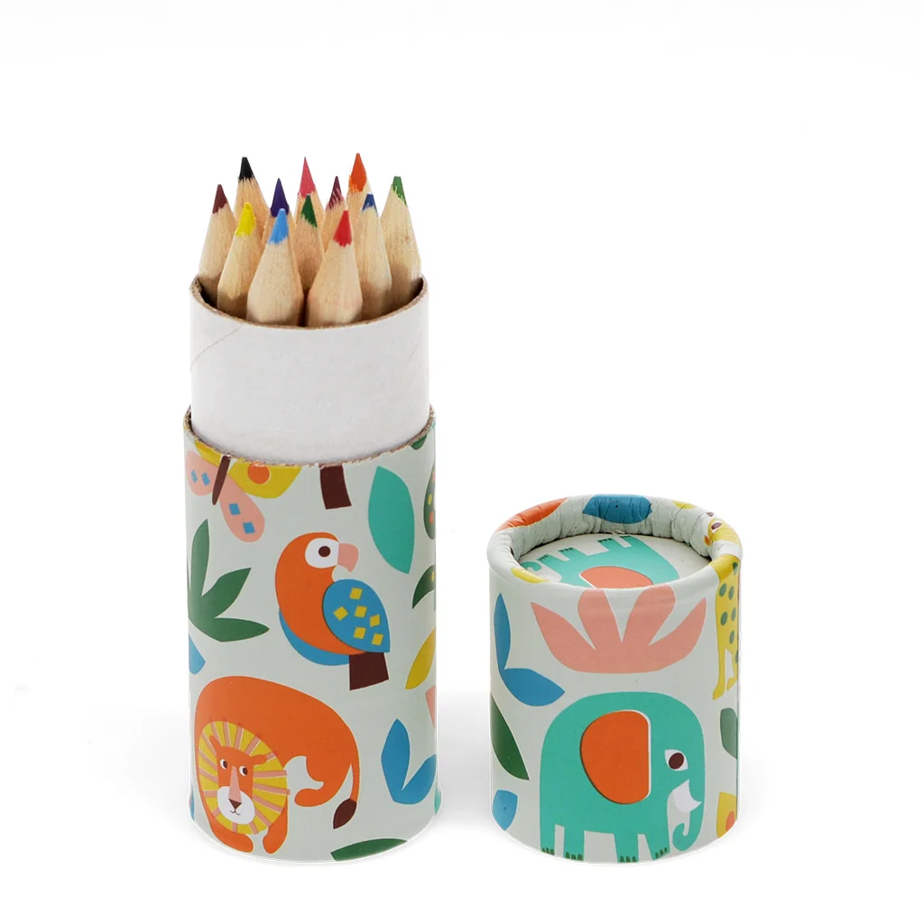 tube of colouring pencils - wild wonders