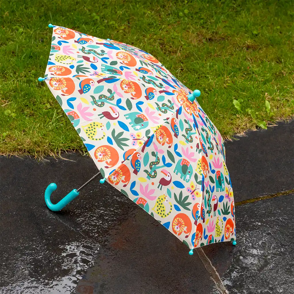 children's push-up umbrella - wild wonders