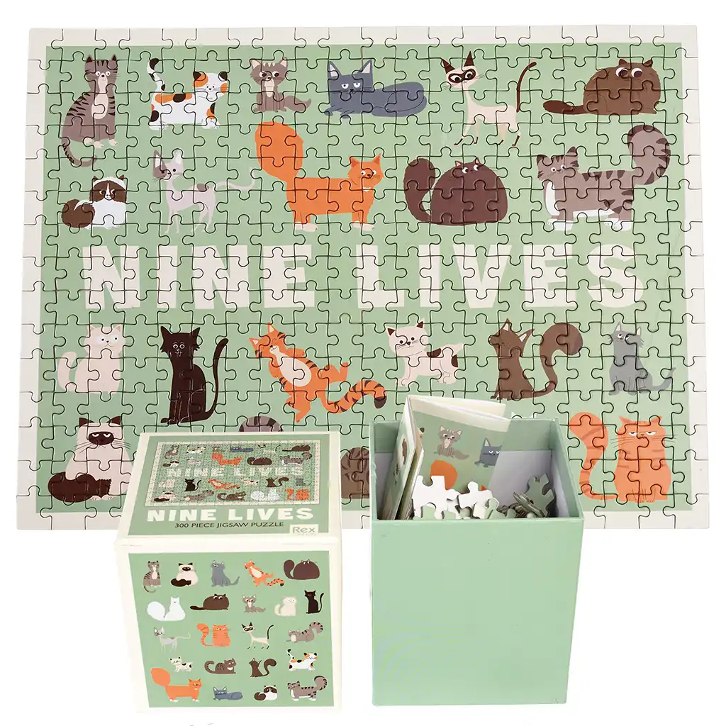 puzzle 300 pièces nine lives