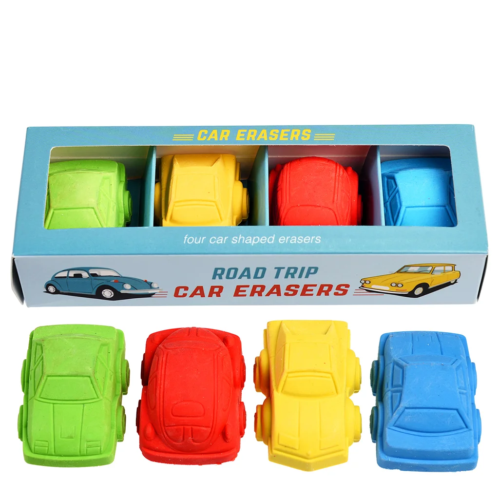 gommes voiture road trip (lot de 4)