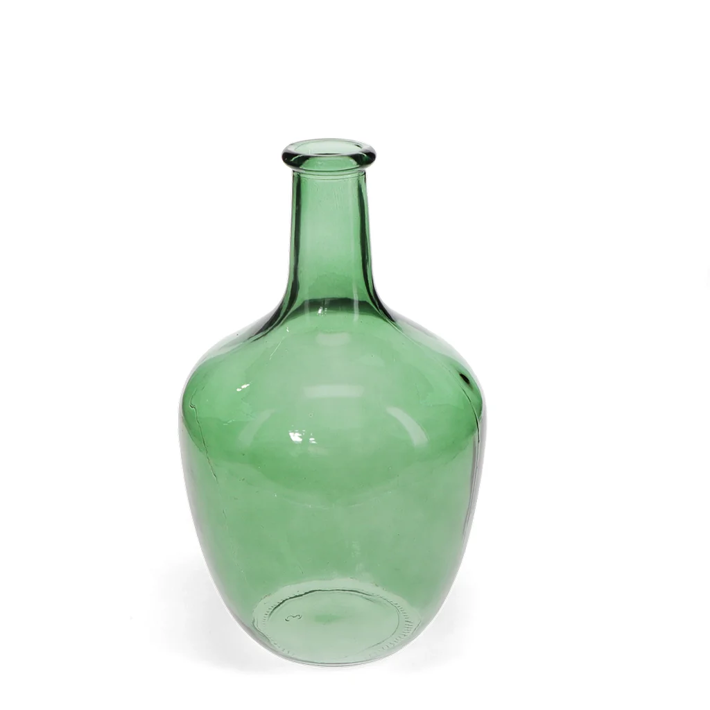 bottle vase (25cm) - green