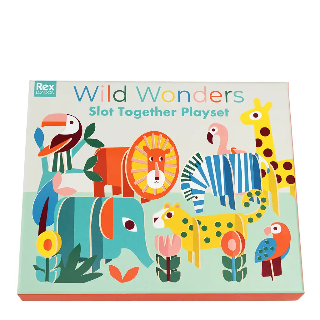 slot together playset - wild wonders