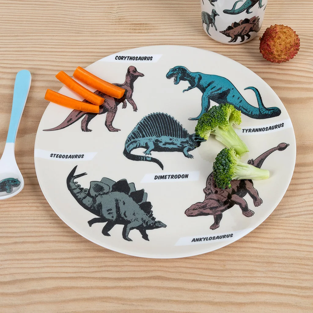 plato de melamina prehistoric land