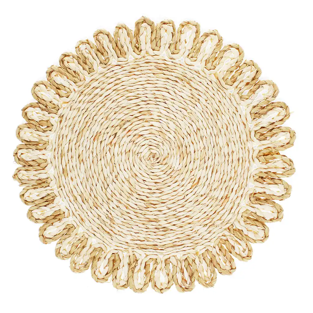 corn husk placemat - natural