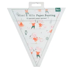paper bunting (3 metres) - mouse ballet paper bunting (3 metres) - mouse ballet