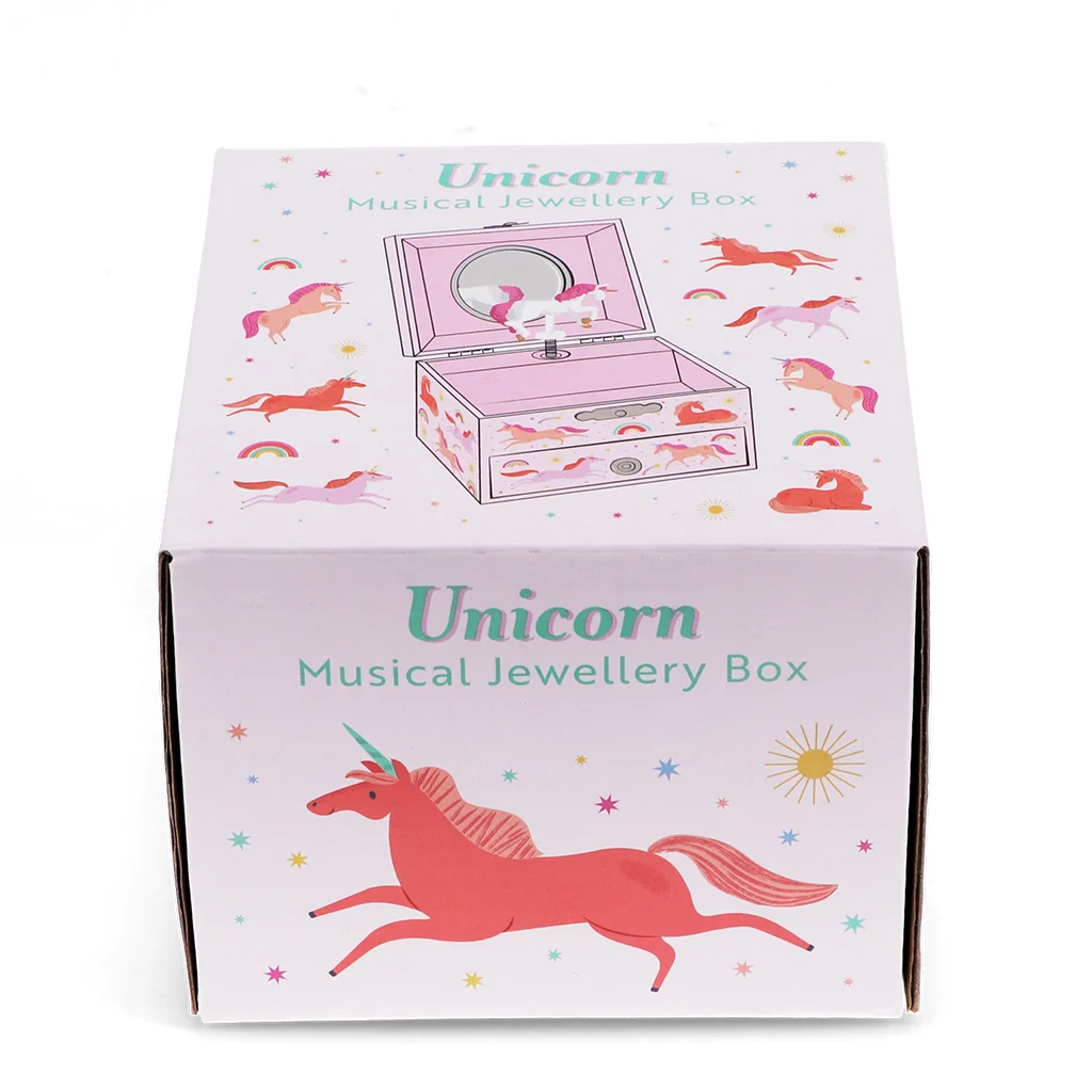 coffret à bijoux musical - licorne