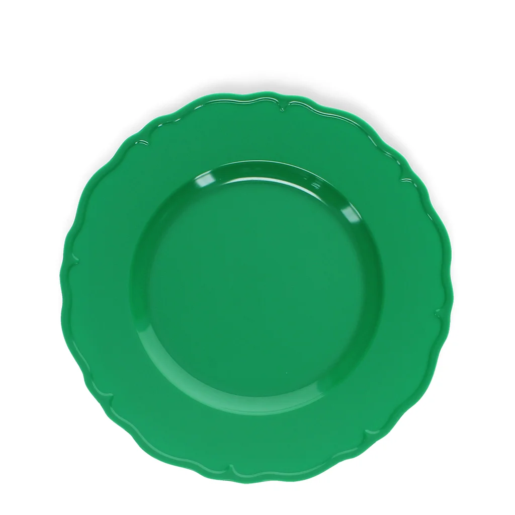 melamine plate (20cm) - bright green