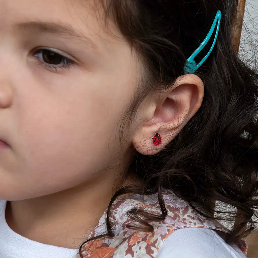 pegatinas de pendientes (30 pares) - ladybird