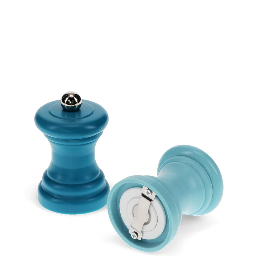 travel salt & pepper mill set - blue