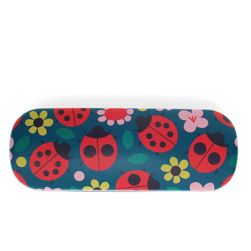 etui à lunettes & chiffon de nettoyage - coccinelle