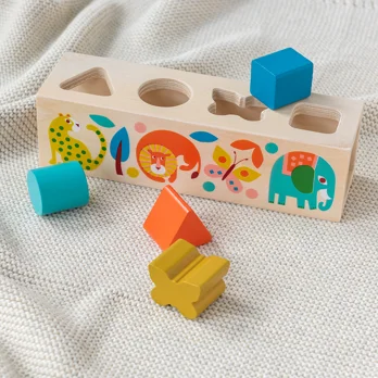 wooden shape sorter - wild wonders wooden shape sorter - wild wonders