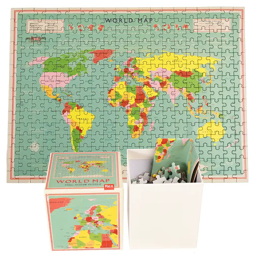 puzzle 300 pièces world map