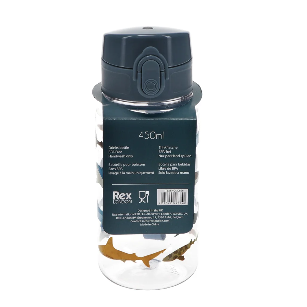 children's sports bottle 450ml - sharks