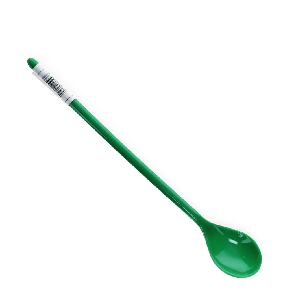 melamine long-handled spoon - bright green