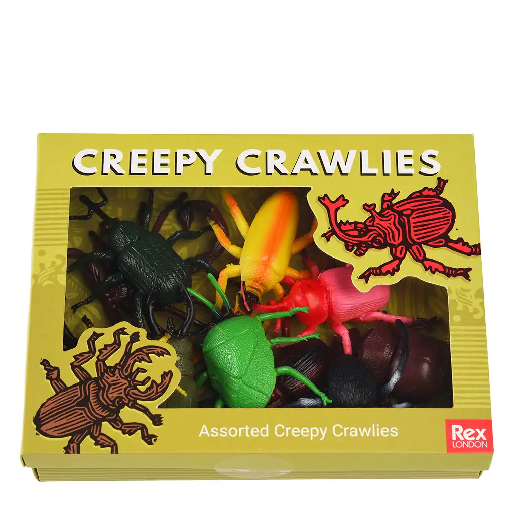 assorted creepy crawlies (box of 10)