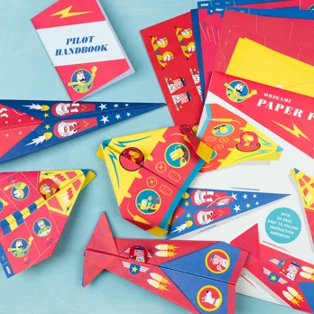 children's origami kit - paper planes children's origami kit - paper planes