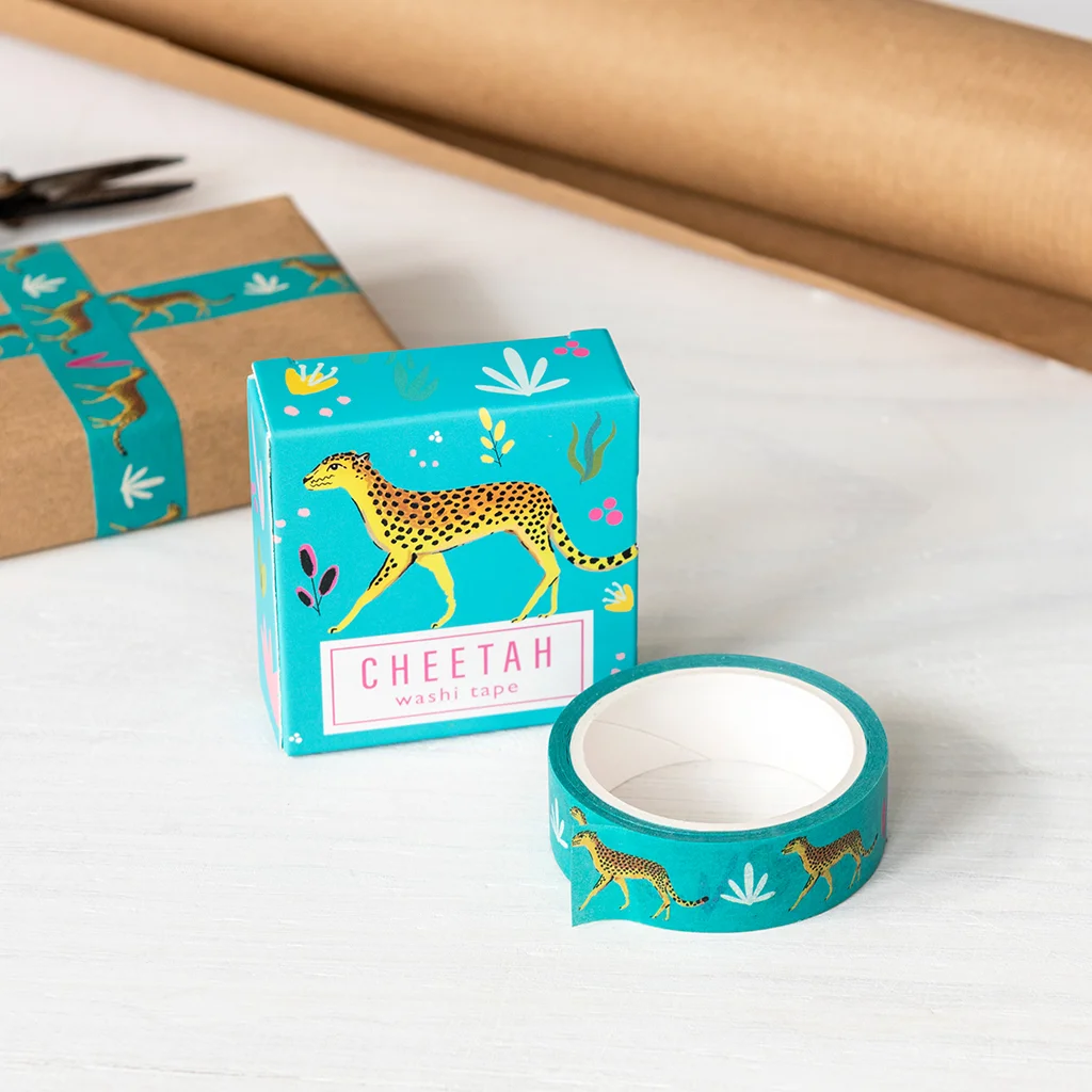 cinta washi cheetah