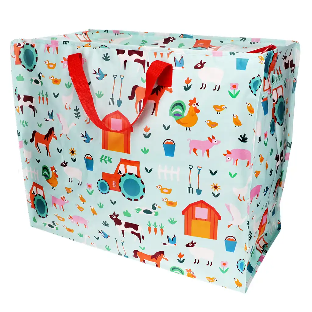 jumbo storage bag - farmyard