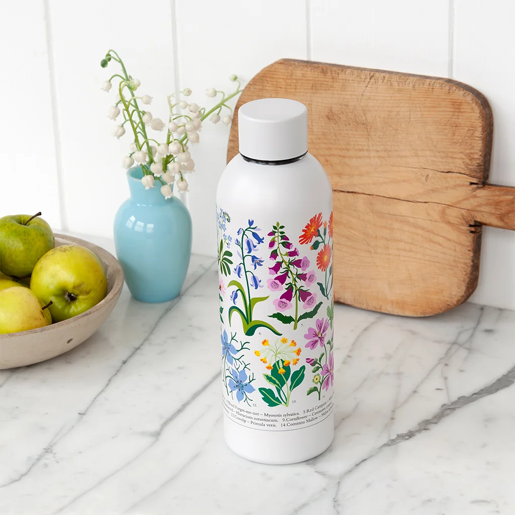 gourde en inox 500ml - wild flowers