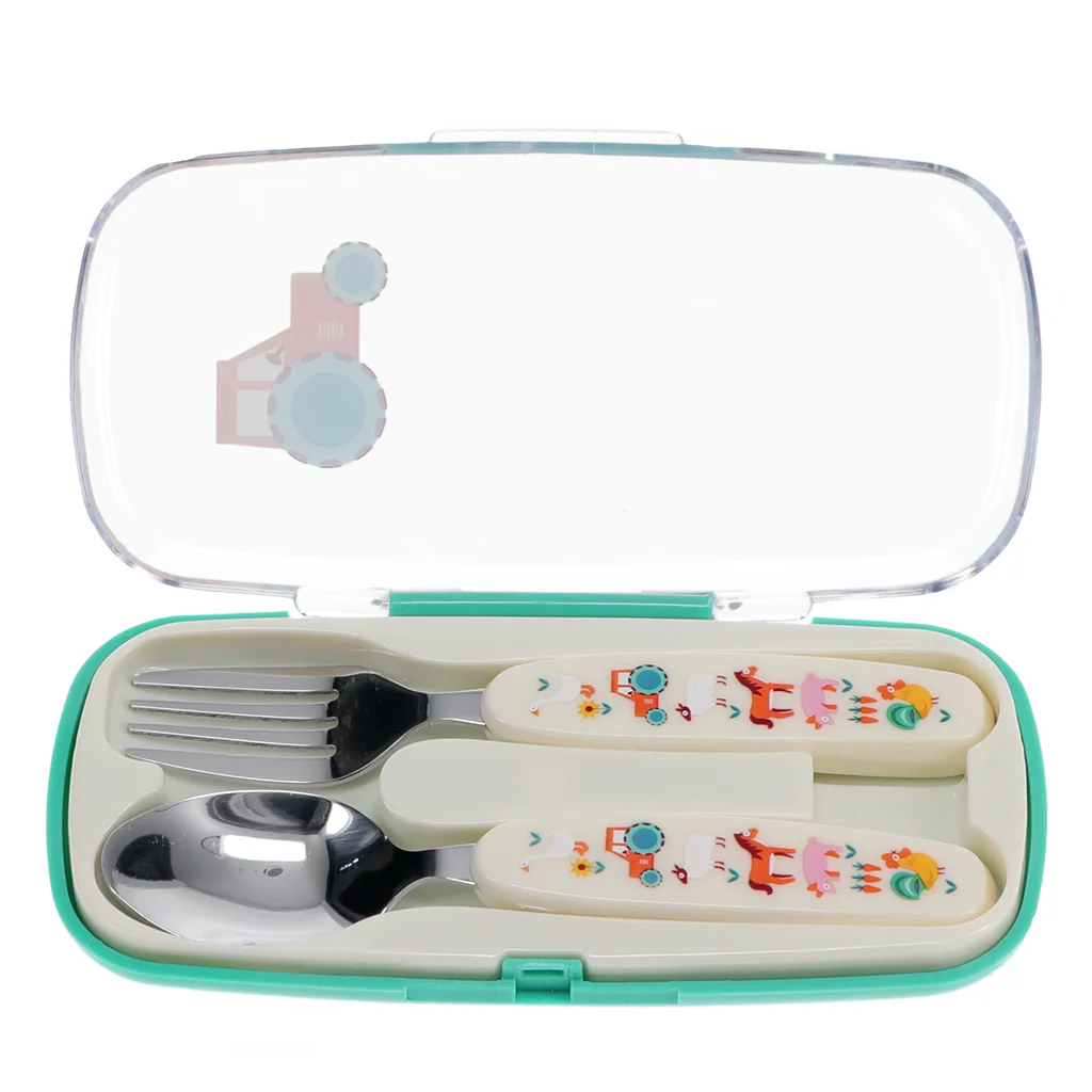 children's cutlery set - farmyard