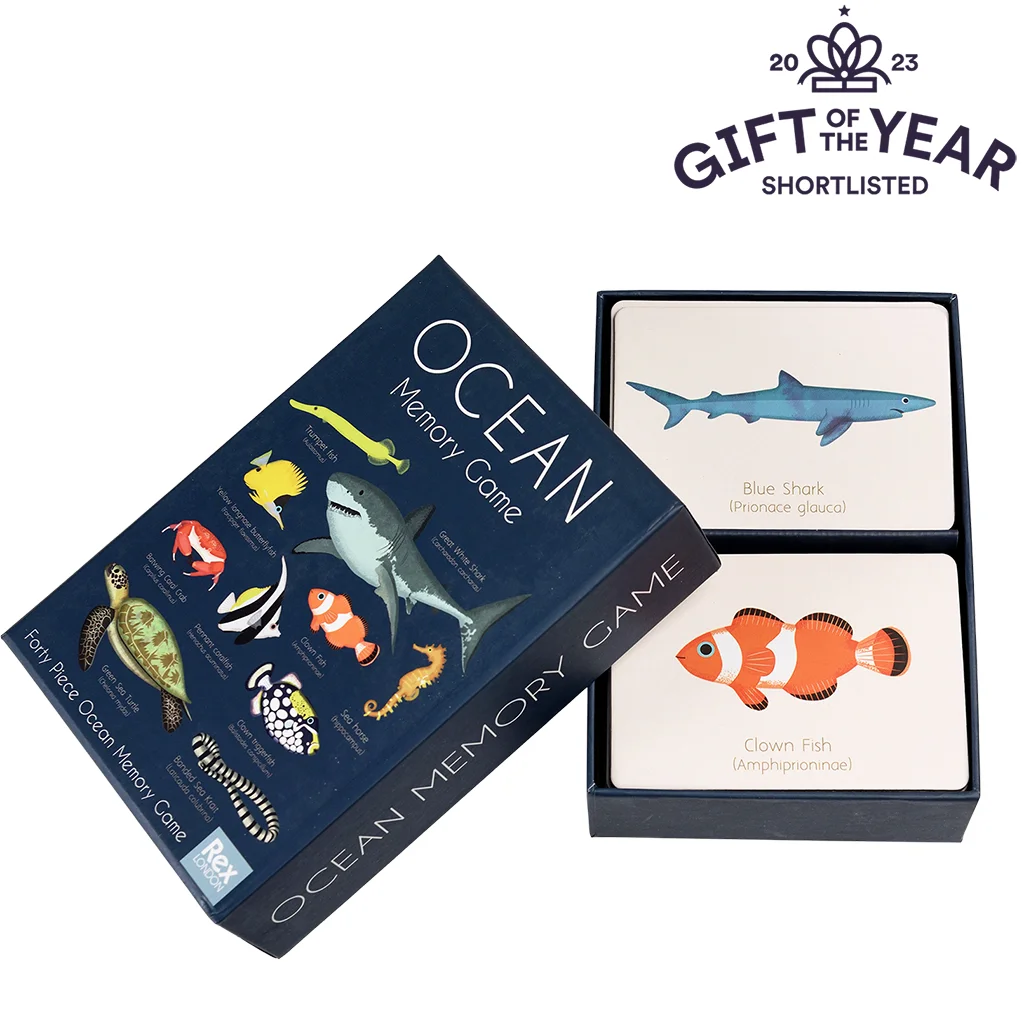 jeu de mémoire ocean (40 pièces)