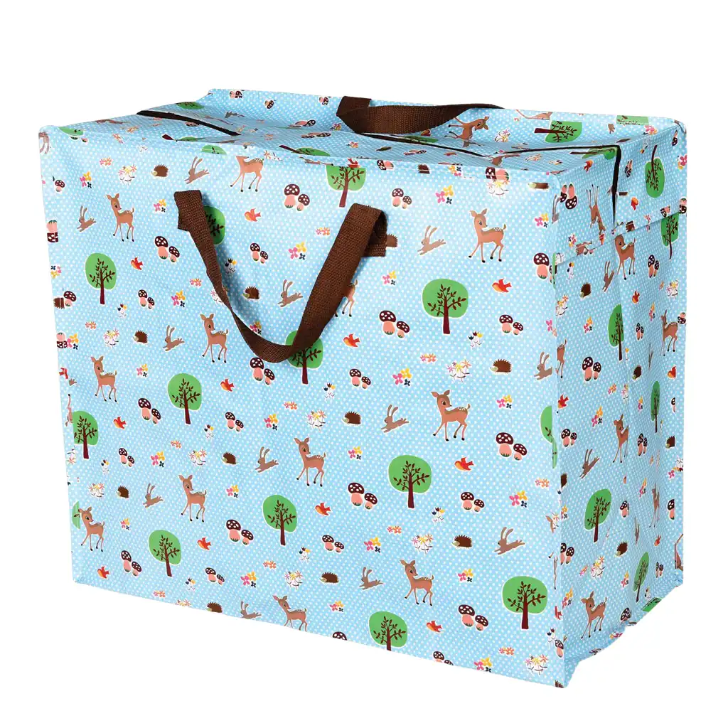 jumbo storage bag - woodland creatures design