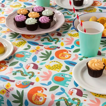 paper tablecloth (180x120cm) - wild wonders paper tablecloth (180x120cm) - wild wonders