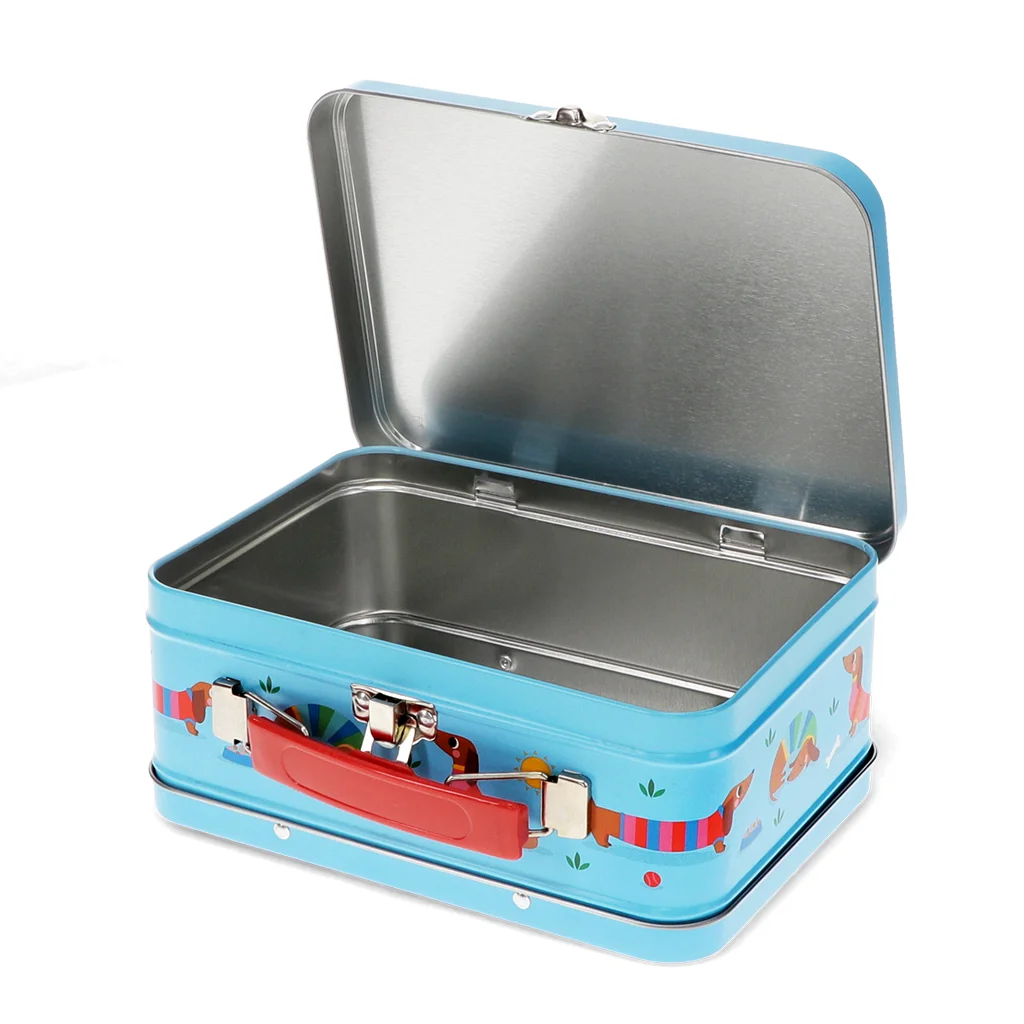 tin case - sausage dog