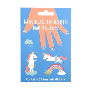 children's nail stickers - magical unicorn children's nail stickers - magical unicorn