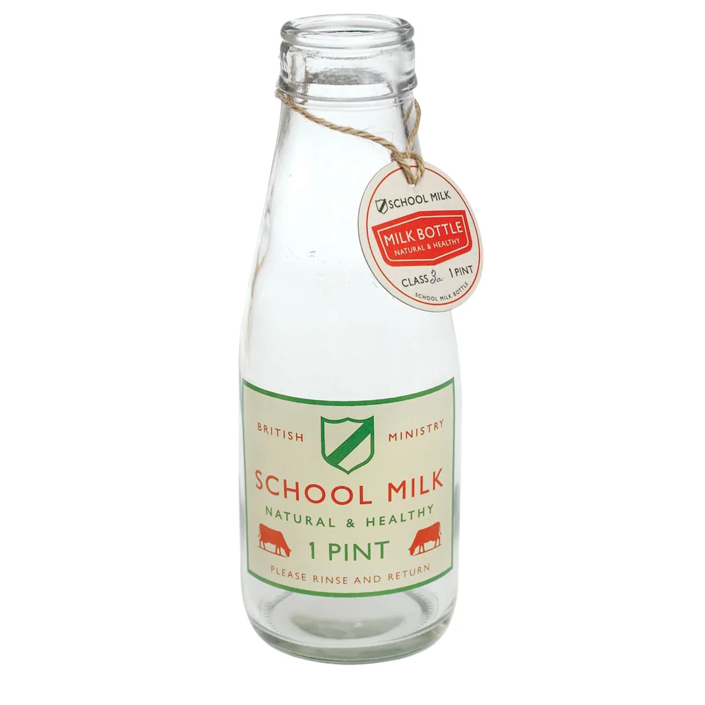 botella de leche pinta