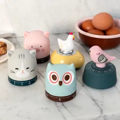 wind-up kitchen timer - cat wind-up kitchen timer - cat