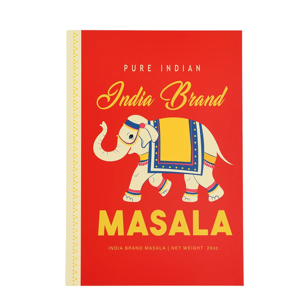 liniertes notizbuch a5 indian masala