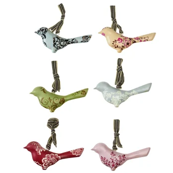 rustic metal bird hanging decoration (assorted colours) rustic metal bird hanging decoration (assorted colours)