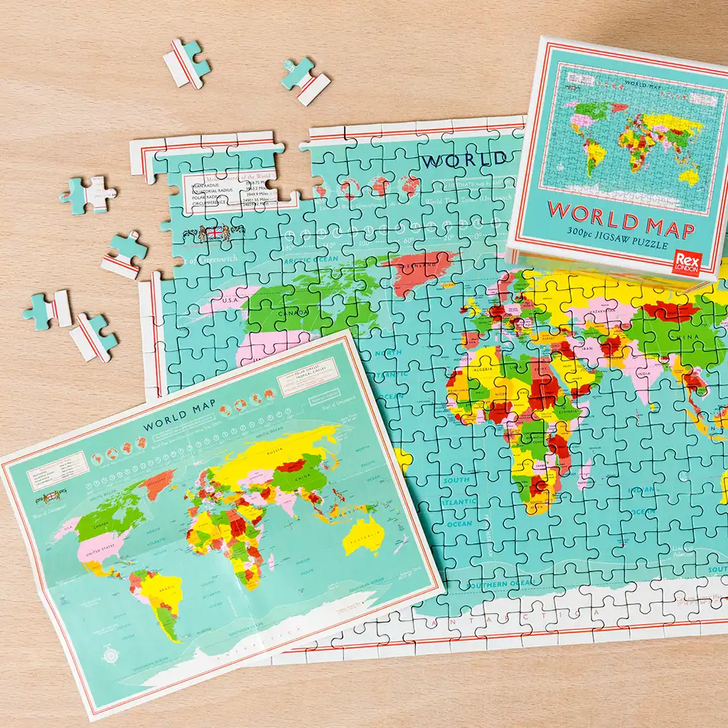 puzzle 300 pièces world map