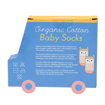 pair of baby socks - pink owl pair of baby socks - pink owl