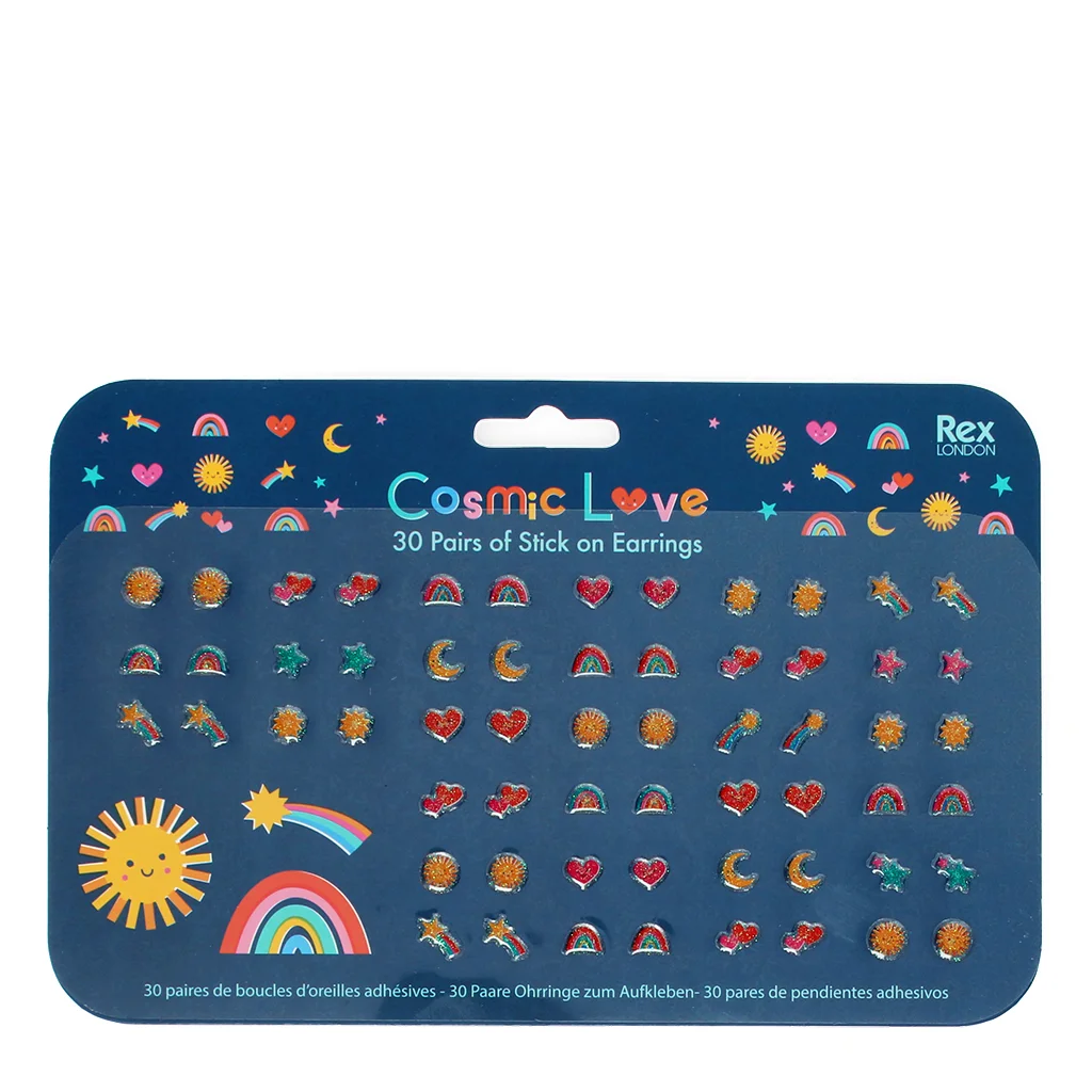 pegatinas de pendientes (30 pares) - cosmic love