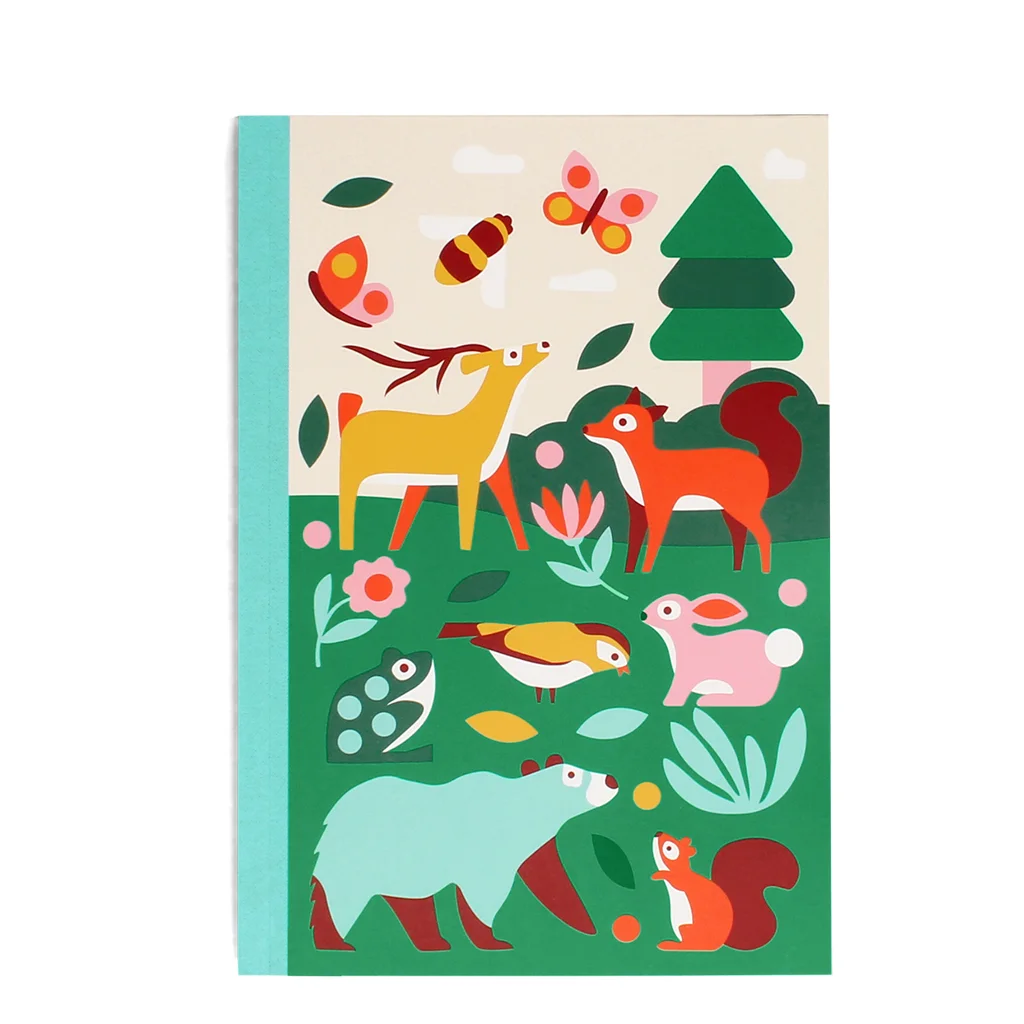 cuaderno a5 - woodland