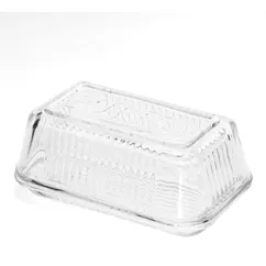 glass butter dish glass butter dish