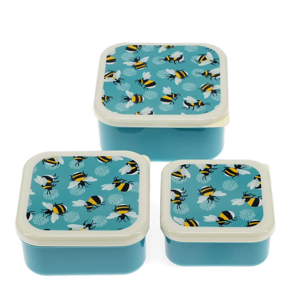 cajas para snacks (set de 3) - bumblebee