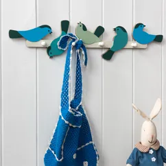 wooden wall hanger - garden bird wooden wall hanger - garden bird