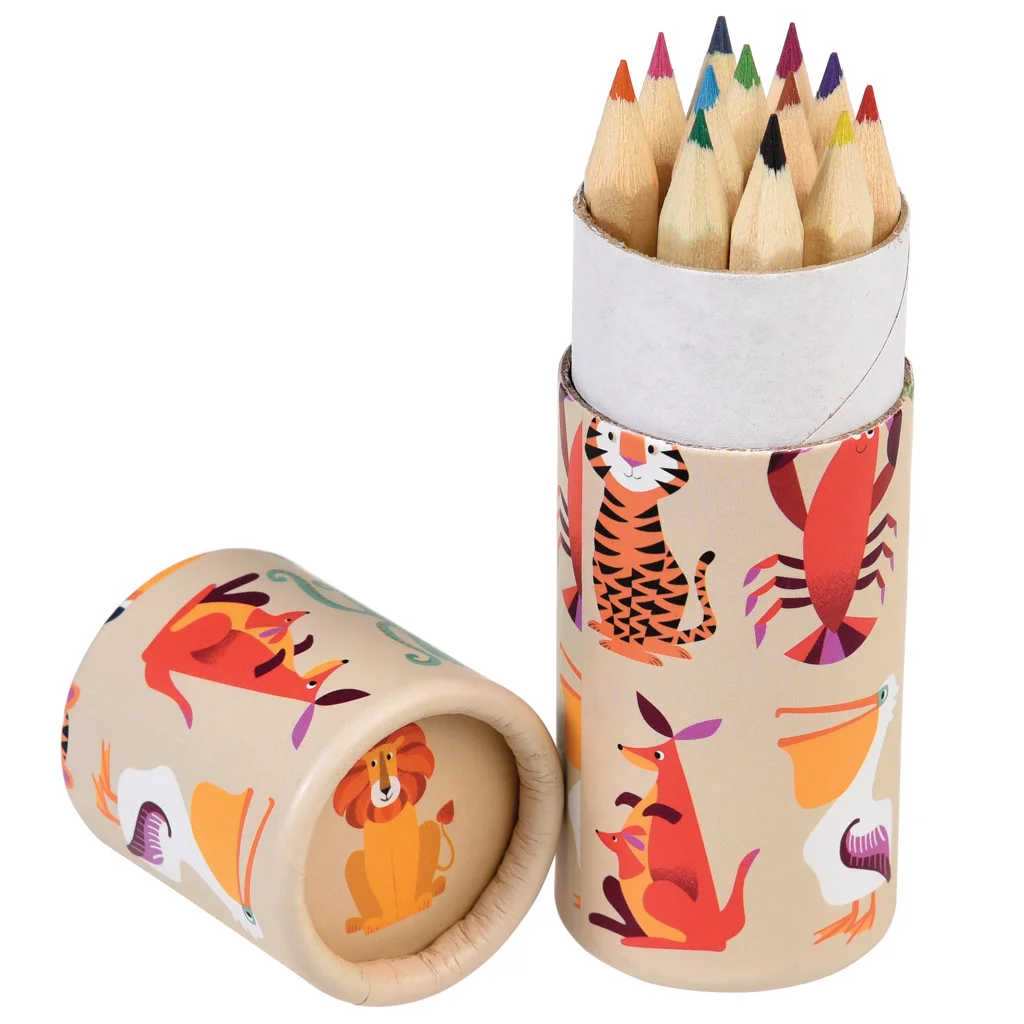 set de 12 crayons "colourful creatures"