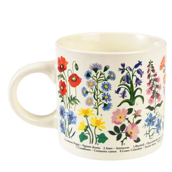 ceramic mug - wild flowers ceramic mug - wild flowers