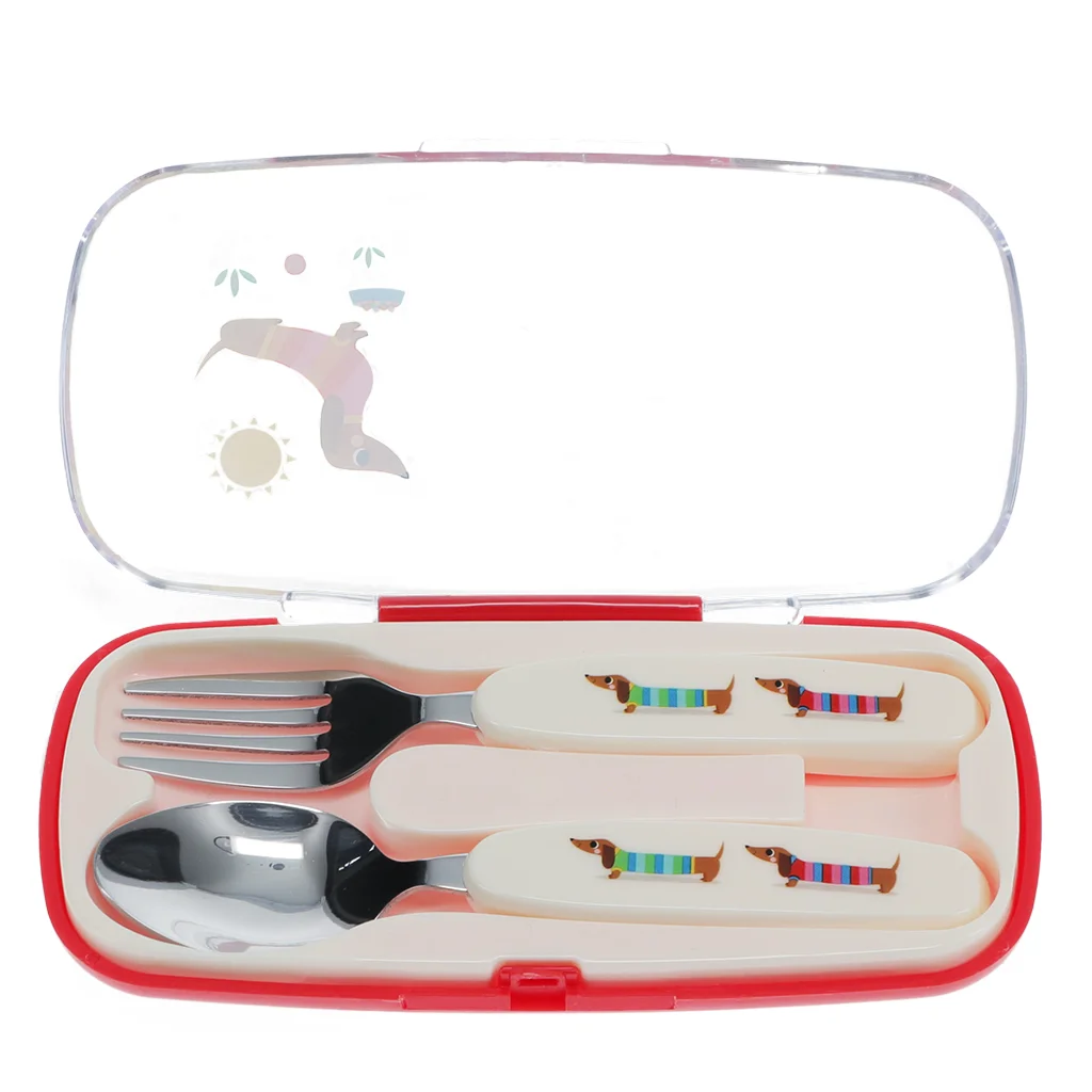 children's cutlery set - sausage dog