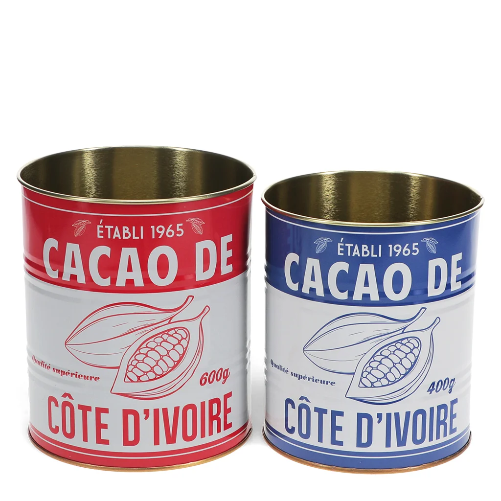 boîtes de conservation (lot de 2) - cacao