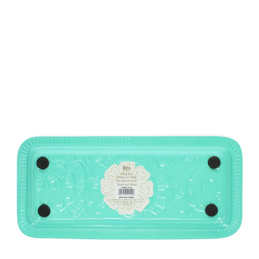 enamel trinket tray - aqua