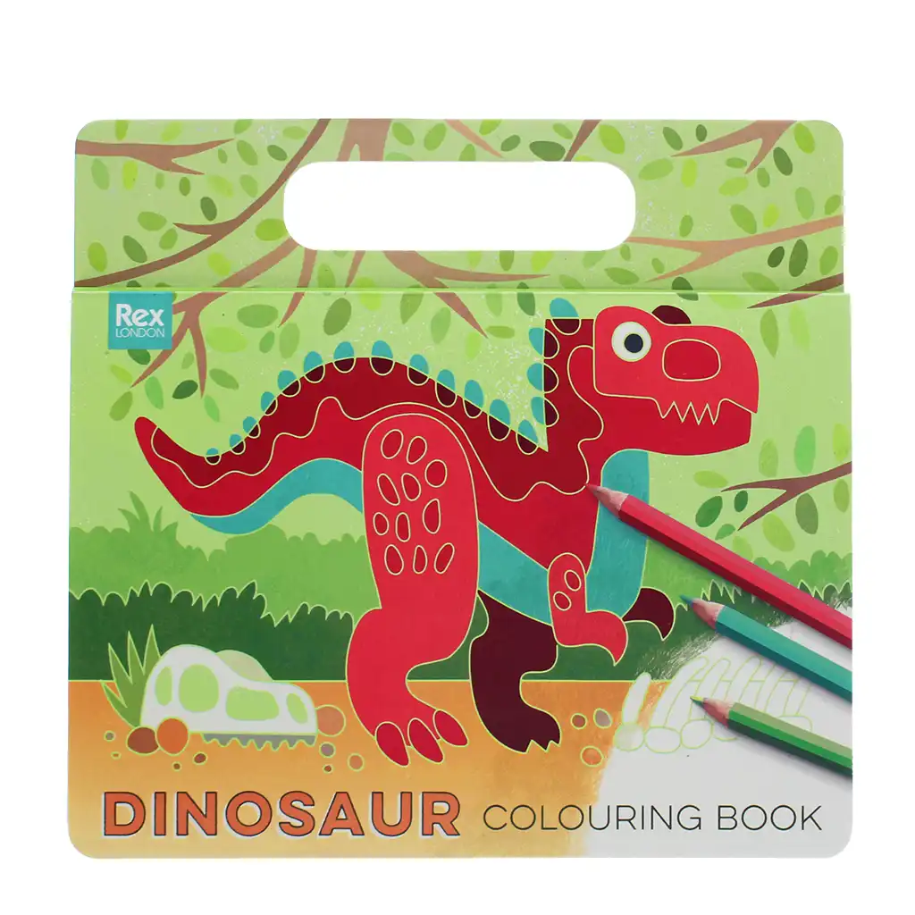 colouring book - baby dinos