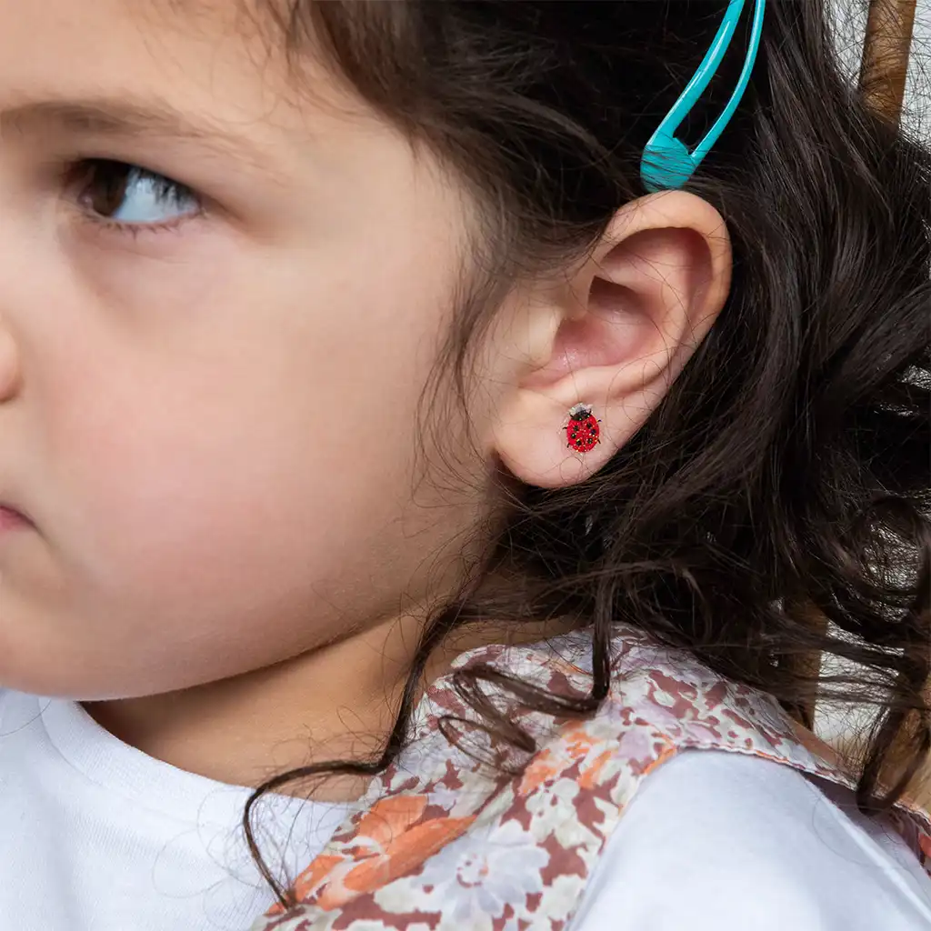 pegatinas de pendientes (30 pares) - ladybird