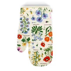 single oven mitt - wild flowers single oven mitt - wild flowers