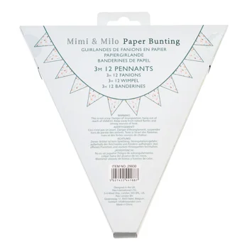 paper bunting (3 metres) - mouse ballet paper bunting (3 metres) - mouse ballet
