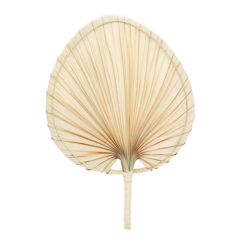 palm leaf hand fan